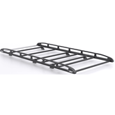 Rhino KammRack Black Aluminium Van Roof Rack - Ford Transit Custom 2023 On LWB Low Roof (L2H1) Tailgate Rear Door